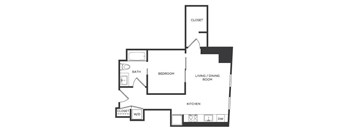 Jr 1 Bed/1 Bath-S